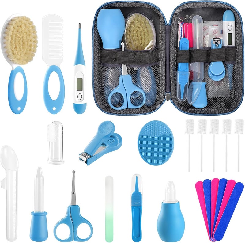 POPYJAN Baby Healthcare and Grooming Kit for Newborn Kids, 24PCS Upgraded Safety Baby Care Kit, Newborn Nursery Health Care Set, Baby Care Products - Image 1